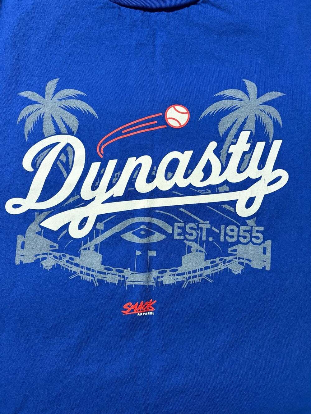 Smack Apparel Los Angeles Baseball Dynasty World Titles T-Shirt